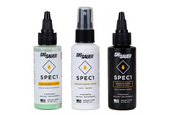 Spec1 Combo Pack - 2 Oz Lubricant, Cleaner, Bore Solvent