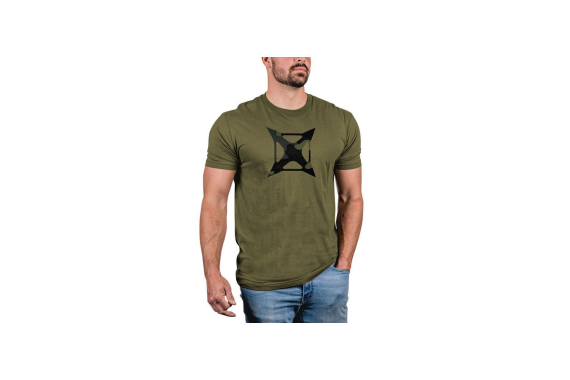 Stealth Logo Tee - Green, 2xl