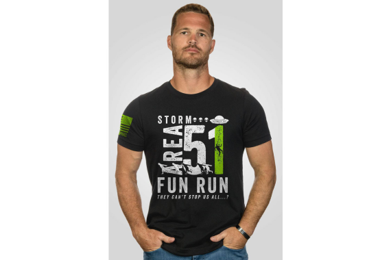 Storm Area 51 Fun Run T-shirt - Black 3x-large