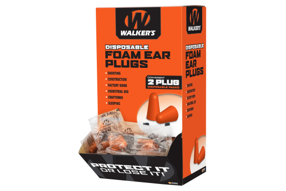 Walker's Foam Ear Plugs 200pk Box