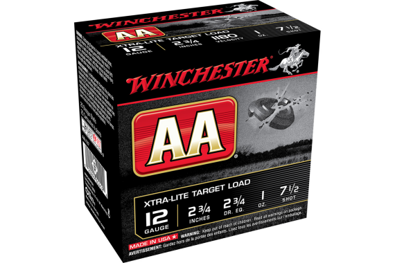 Winchester Aa Xtra-lite Load 12 Ga. 2.75 In. 1 Oz. 7.5 Shot 25 Rd.