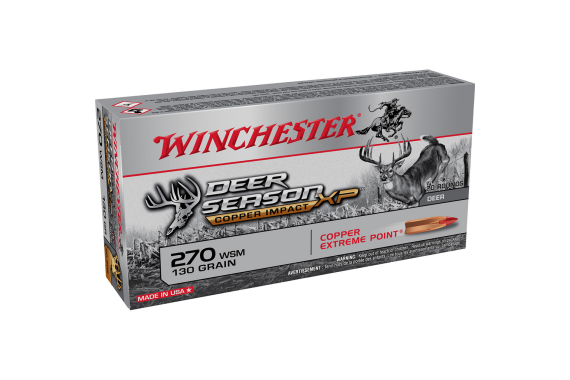 Winchester Copper Impact Rifle Ammo 270 Win. 130 Gr. Lf 20 Rd.