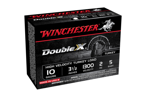 Winchester Double X High Velocity Turkey Load 10 Ga. 3.5 In. 2 Oz. 5 Sho...