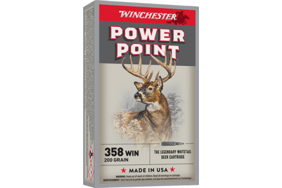Winchester Super-x 358 Win - 200gr Power Point 20rd 10bx-cs