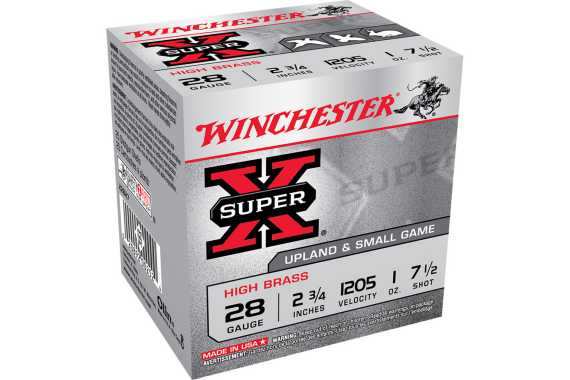 Winchester Super-x High Brass Heavy Game Load 28 Ga. 2.75 In. 1 Oz. 7.5 ...