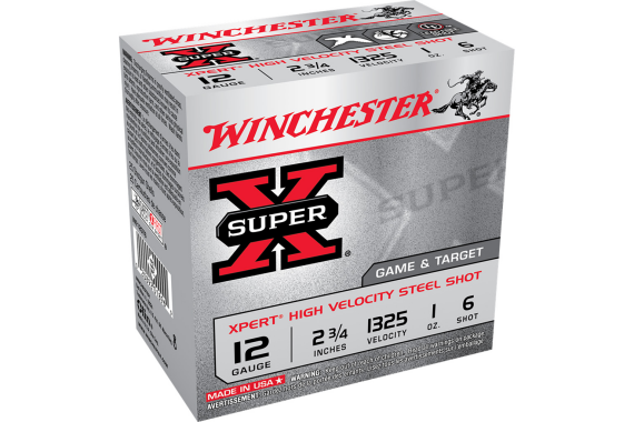 Winchester Super-x Xpert Hi-velocity Steel 12 Ga. 2.75 In. 1 Oz. 6 Shot ...