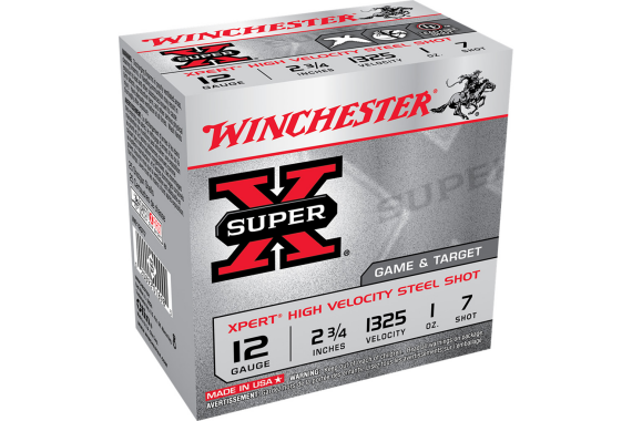 Winchester Super-x Xpert Hi-velocity Steel 12 Ga. 2.75 In. 1 Oz. 7 Shot ...