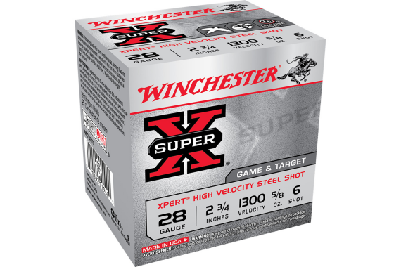 Winchester Super-x Xpert Hi-velocity Steel 28 Ga. 2.75 In. 5-8 Oz. 6 Sho...