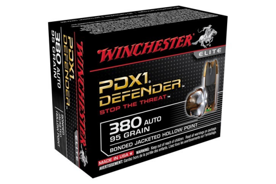 Winchester Supreme Elte 380acp - 95gr Pdx1 Def 20rd 10bx-cs