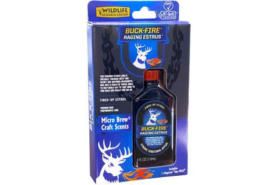 Wrc Deer Lure Buck-fire Raging - Estrus 4fl Ounces