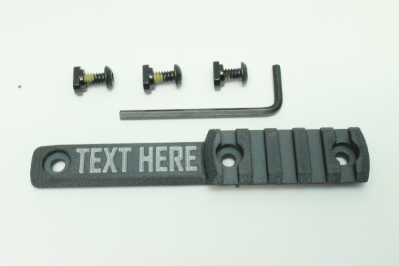 M-LOK GEN 2 TRAC TAG - Custom M-LOK Rail Cover w/ Integrated Pic Rail