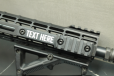 M-LOK GEN 2 TRAC TAG - Custom M-LOK Rail Cover w/ Integrated Pic Rail