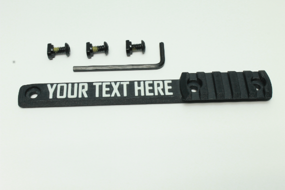 M-LOK GEN 2 XL TRAC TAG - Custom M-LOK Rail Cover w/ Integrated Pic Rail
